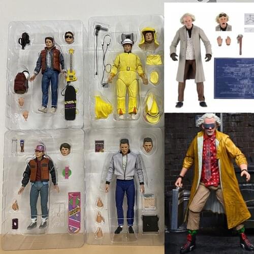 Marty McFly Figure Dr DOC Brown Neca Back To The Future Space Marty Sports Almanac Ultimate The 35th Anniversary Figure