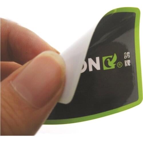 100% direct manufacture customized self adhesive clear pvc window sticker