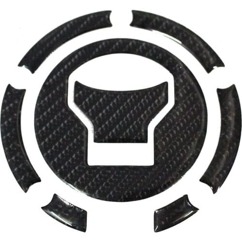 K-SHARP K-CGTCP-06 3D Carbon Fiber Tank Gas Cap Pad Filler Cover Sticker Decals Fit HONDA CBR650F 14-15/VFR800/X 15/MN4 14-15