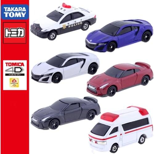 Takara TOMY Tomica 4D Honda NSX Nissan GTR Nouvelle Blue Pearl Sound Car Diecast Hot Baby Toys Pop Kids Dolls