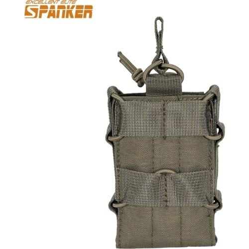 EXCELLENT ELITE SPANKER Outdoor Tactical Single M4 Magazine Pouch Hunting Military Molle Ammo Clip Pouch Cartridge bag Accessory