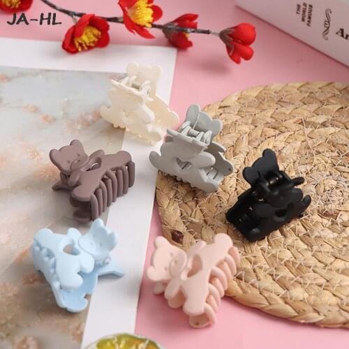 Headband Hair Washface Accessories Headwear Hairgrips Korean Cute Bear Hair Clip Claw Clamp for Women Girls Kids Hairpin Crab