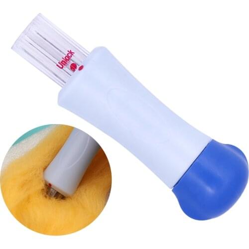 LMDZ Knitting Needles Felting Needles with 7 Needles Felting Starter Kit Applique Craft DIY Sewing Tools Wool Felt for DIY Felt