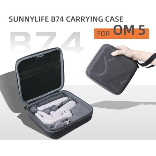 Storage Bags for DJI OM 5 Grey Durable Carrying Case for DJI OM 5 Handheld Gimbal Accessories Simple Portable Bag