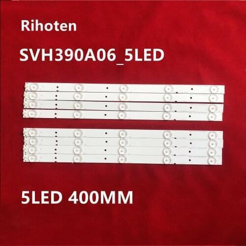 LED backlight strip 40cm SVH390A06-5LED for Hisense LED40K20JD LED40K30JD LED39K20D LED39EC110JD screen HD390DH-E01