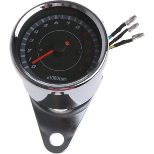 Universal LED Motorcycle Tachometer DC 12V Meter 13K RPM for honda Suzuki
