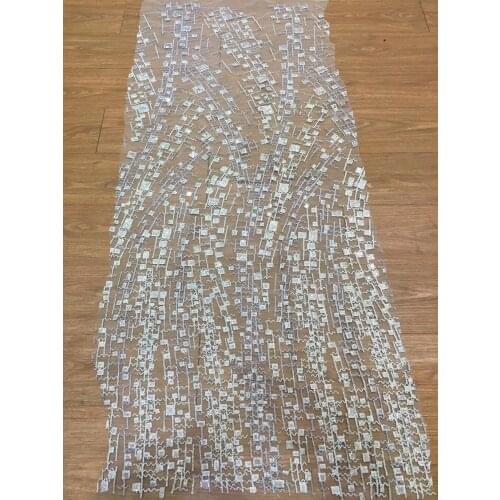 Embroidered Net Fabric With super Quality SYJ-596818 African Tulle Lace Fabric For party Dress