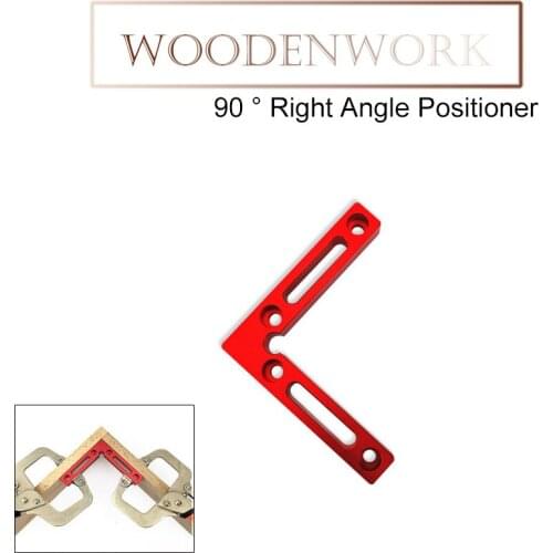 1pcs or pair 90 Degree Square Positioning L Right Angle Clamps Measuring Tool Fixing Clip Ruler Woodworking Tools 120x120mm