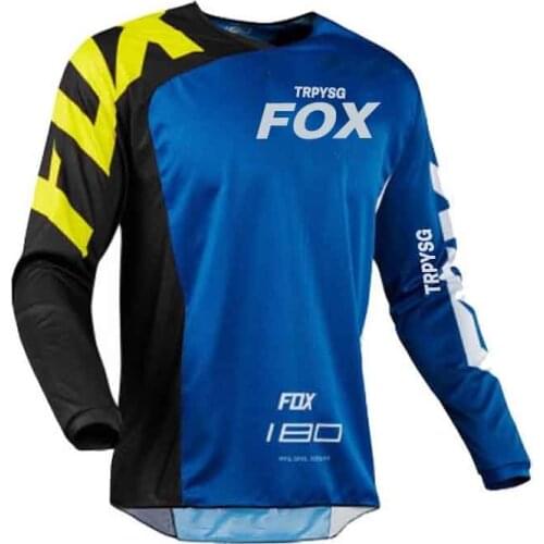 2021 Mens long sleeve cycling jersey moto Jersey Mountain maillot Off Road MTB DH Bike cycling Jersery Motocross Jersey
