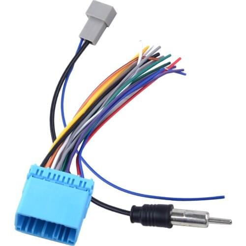 2pcs Radio Stereo Wire Harness Cable Antenna Adapter Car Fit For Acura MDX Honda Accord Civic CRV Mazda 3 6 CX-5 Suzuki Kizashi