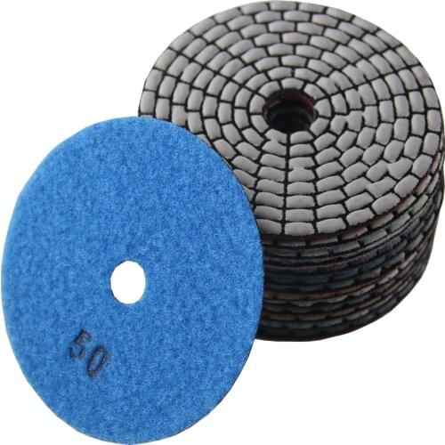 4 Inch 100MM Diamond Polishing Pad Dry Polishing Wheel For Granite Stone Marlbe Sanding Disk Abrasives Tool