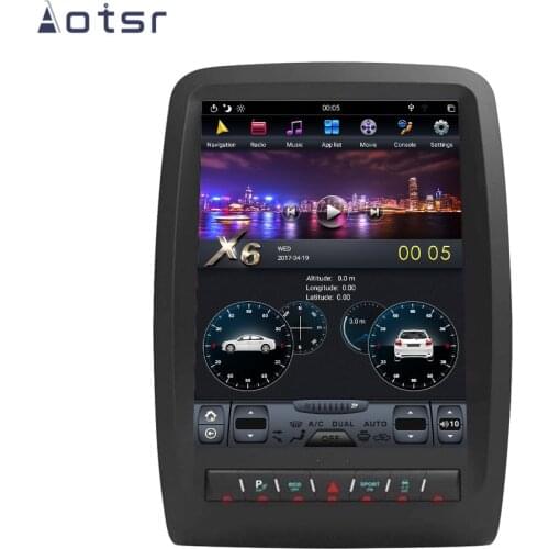 AOTSR Tesla Style Car Radio Android 9 For Dodge Durango 2012 - 2019 Multimedia Player GPS Navigation PX6 DSP CarPlay AutoRadio