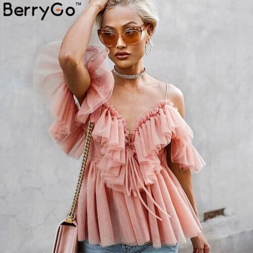 Летние блузки BerryGo China At AliExpress