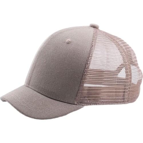 4.5cm Mesh Short Brim Baseball Cap Snapback Fashion Sports Hats for Men Women Sprint Summer Cap High Quality Unisex