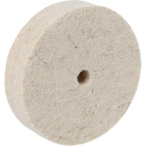 76x20mm Wool Felt Polishing Buffing Grinding Wheel Polisher Disc Pad Rotary Tool
