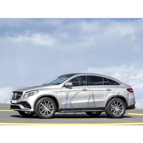 Dream2021 Fit For Benz Gle Mercedes Coupe Gle320 Sedan Car Refits Mesh Wheel Eyebrow in the Front Bar Assembly of Gle63amg