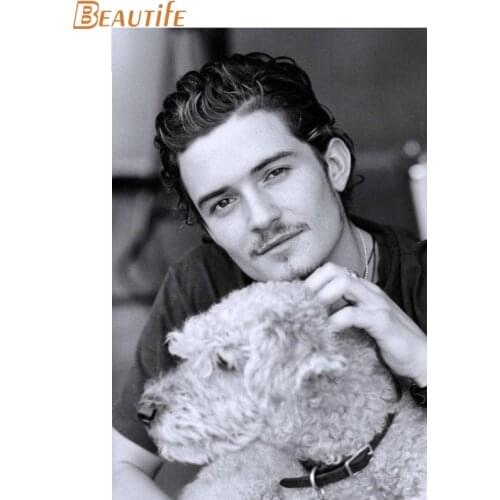 Hot Sale Custom Orlando Bloom Poster Home Decoration Fashion Silk Fabric Wall Poster Custom Poster