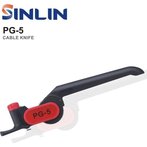 Ratchet Wheel Type Stripper Cable Knife PG-5 Cable Stripper For 25mm Comm/PVC/LV cable stripping knife,cable stripping tool