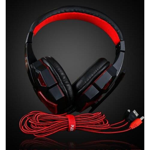 Gaming Headset Headphones Surround Sound Stereo Game Earphones Wired Helmet with HD Microphone For PC Laptop
