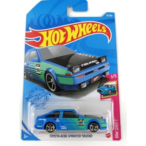 2021 Hot Wheels Cars NO.1-36 TOYOTA AE86 JAGUAR NISSAN 300ZX TOYOTA 1/64 Metal Diecast Model Car Kids Toys Gift