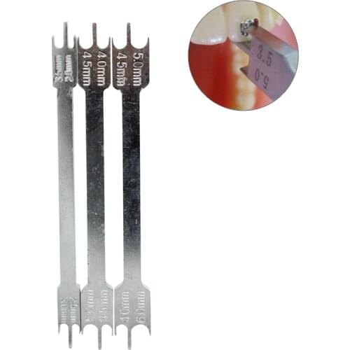 1Pcs Dental Locator Bracket Placement Gauge Dental Orthodontic Instruments Tool Dentist Lab Materials