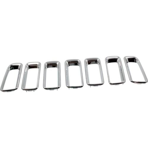 7pcs for NEW CHROME GRILLE INSERT MOLDING FITS JEEP COMPASS CH1210111 68109865AA Jeep Guide 11-17