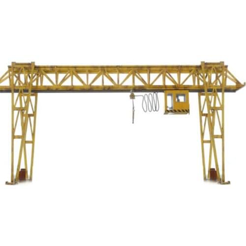 1:87 HO Scale Miniature E5 Crane Model Train Architectural Scene Sand Table Railway Accessories Model Building Kits - Grey