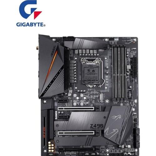For Gigabyte GA Z490 AORUS PRO AX Motherboard LGA 1200 Z490 Used Desktop Mainboard Support i3 i5 i7 10400F 10400 10100F 10700K