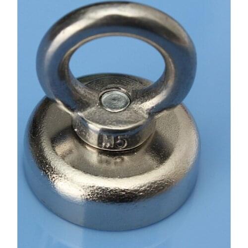 Neodymium Magnets Hot Sale Atacado 2015 Rushed Sale Magnets Neodymium Disc 2 Pcs/lot _ 25x30mm Eyebolt Ring Magnet Salvage Tool