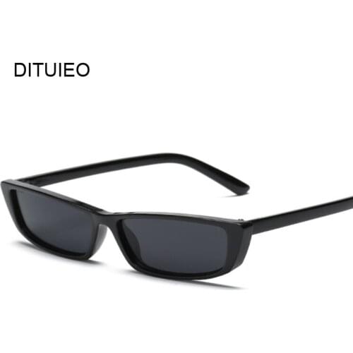 Women Small Rectangle Sunglasses Black Frame Women Brand Designer Ladies Sun Glasses For Women Vintage Sexy Eyewear Shades