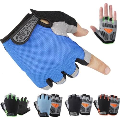 Cycling Gloves Half Finger Mountain Road Bicycle Sweatproof Breathable Shock Absorption Outdoor Cycling Gloves Sports Equipment