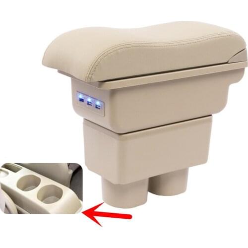 For NissanTiida Tiida armrest box central Store content Storage box with cup holder ashtray products