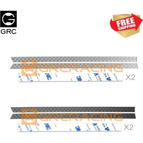 Radio control RC Car Side skirt anti-skid plate Metal decorative sheet for traxs trx4 t4 defender GAX0068A option upgrade parts