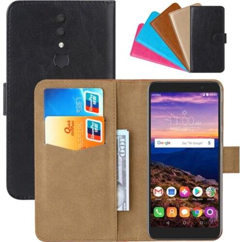 Luxury Wallet Case For Alcatel Onyx PU Leather Retro Flip Cover Magnetic Fashion Cases Strap