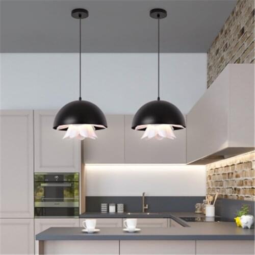 Nordic Macaron Creative Personality Bar Diner Room Chandelier Bedroom Hotel Modern Minimalist Single Head Round Chandelier