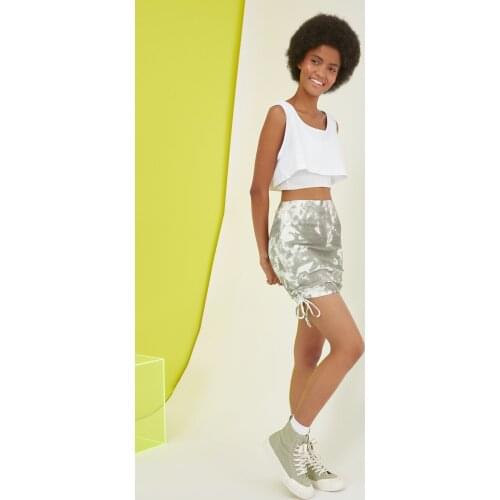 Trendyol Shir Detailed Knitted Skirt TWOSS21ET0220