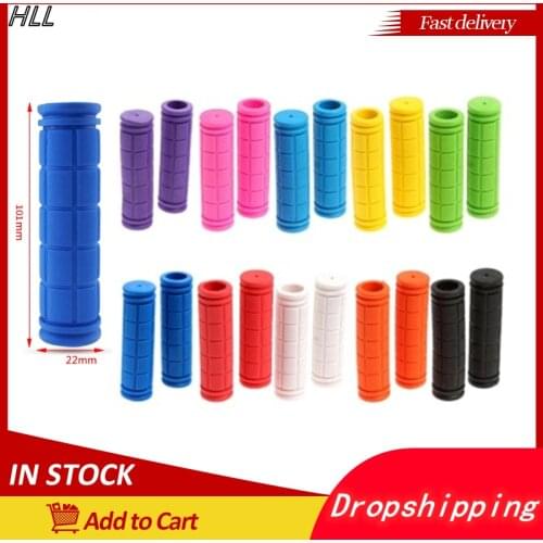 Rubber Handle Bicycle Soft Handlebar Kids Grips Child Ice Skating Skateboard Stroller Tricycle Bike Grips Faucet Handle Bar Grip
