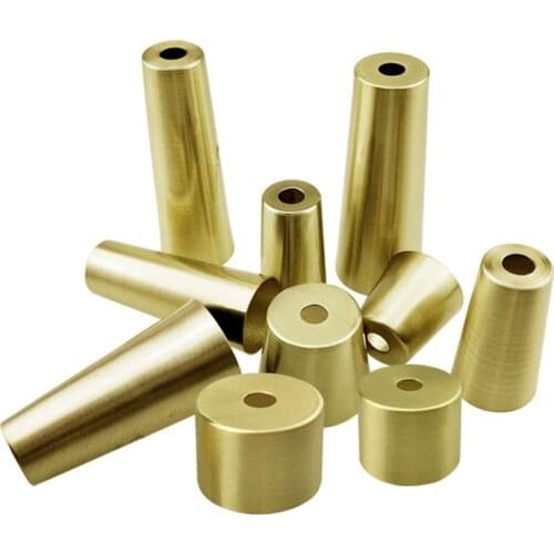 Gold Iron Chair Leg Covers Sofa Feet Cup Furniture Leg Mat Cabinet Leg Protector Metal Tube For Legs Brass Plated Ferrules