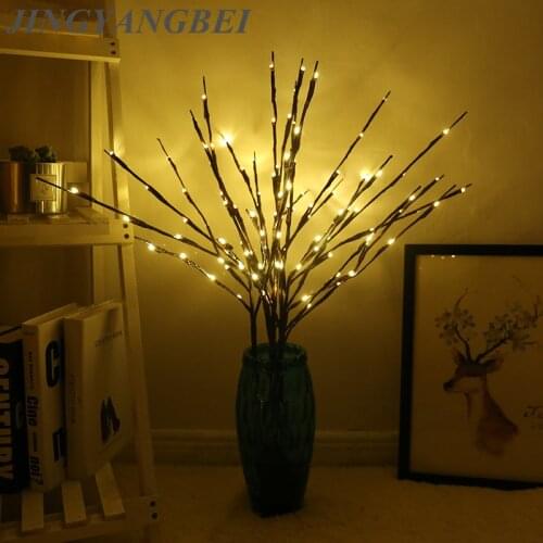 70cm LED Willow Branch Lamp Floral Lights 20 Bulbs Artificial Plant Home Wedding Christmas Party Garden Decor Birthday Gift