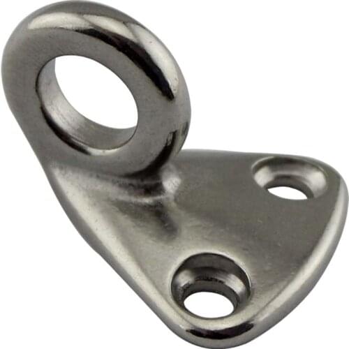 High polished 316 stainless steel yachting boat accessories fender hook closed eye