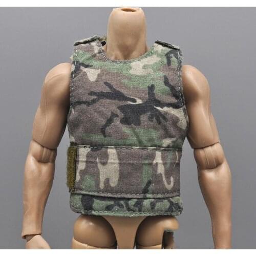 Big Sales Toys Scale 1/6 Camouflage Protective Bulletproof Vest Soldier Model Modern USA Special Forces For 12 Inch Doll Soldier
