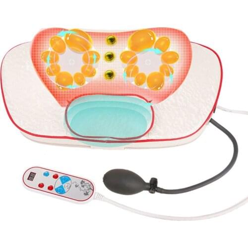 Home Smart Massage Improvement Cervical Neck Traction Hot Compress Pillow