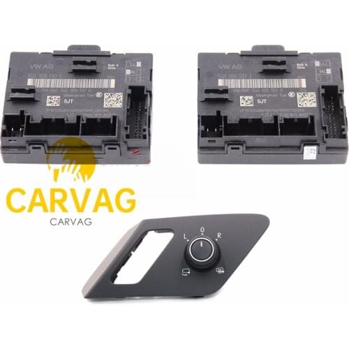 FOR Golf 7 MK7 VII Auto Folding Mirror Electric Folding Mirrors Door Module 5Q0 959 592 B 5Q0 959 593 B