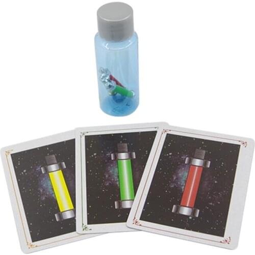 ET Screw Magic Tricks Screws and Nuts Separate Card Prediction Magician Close Up Gimmick Props Accessories YH1314