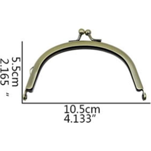 7.5 cm Metal Coin Purse Bag DIY Craft Frame Kiss Clasp Lock Accessories 2019 Fashion Women Bag Accessories