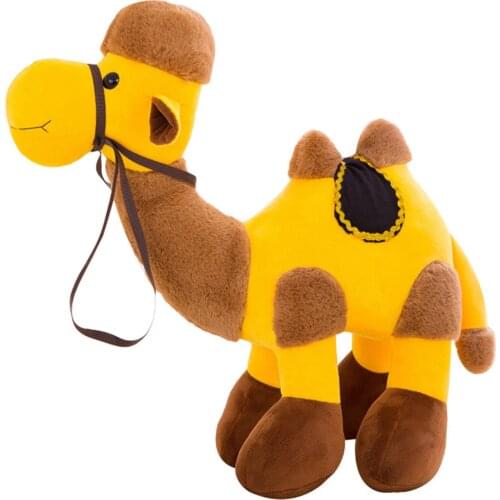 Cute Camel With Plush Dolls Toys Gift Stuffed Soft Doll Cushion Sofa Pillow Gifts Xmas Gift Party Decor