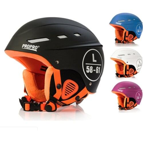 ABS Shell EPS Inner Lightweight Men/Women Skiing Single/Double Board Warm Protective Helmet Hat For Outdoor Sport Gear Equipment