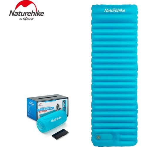 Naturehike hand-press camping mat tent air mattress camping bed inflatable sleeping pad R3/ R5
