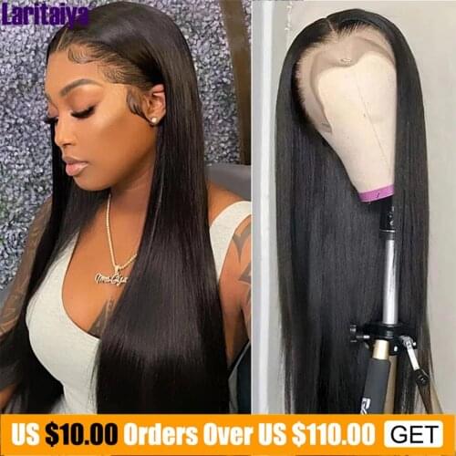 Straight Lace Front Human Hair Wigs For Women 13X4 Lace Front Wig Malaysian Straight Lace Closure Wig 5x5 HD Lace Wig 30 Inch