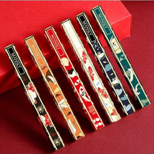 MANSLY White Crane Chinese Eyeliner Beauty Eyeliner Lash Glue Pen Water Proof Eyeliner Black Eyeliner Long Lasting Waterproof